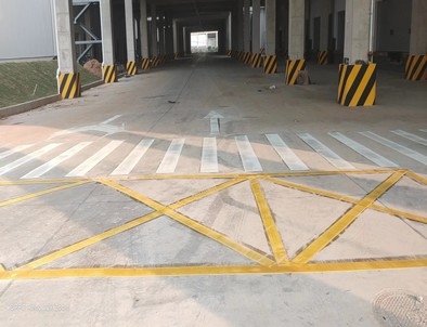 德州德州厂区道路标线施工